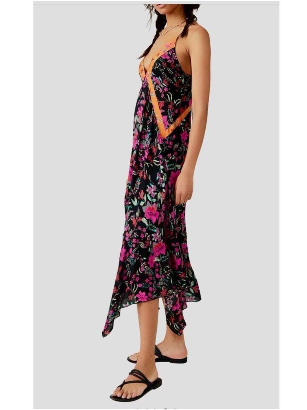 Free People There She Goes Floral Midi Slip - Picture 3 of 11
